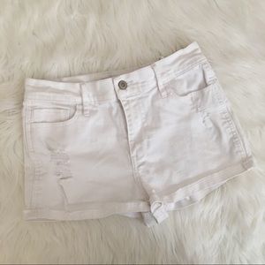 Hollister White Shorts